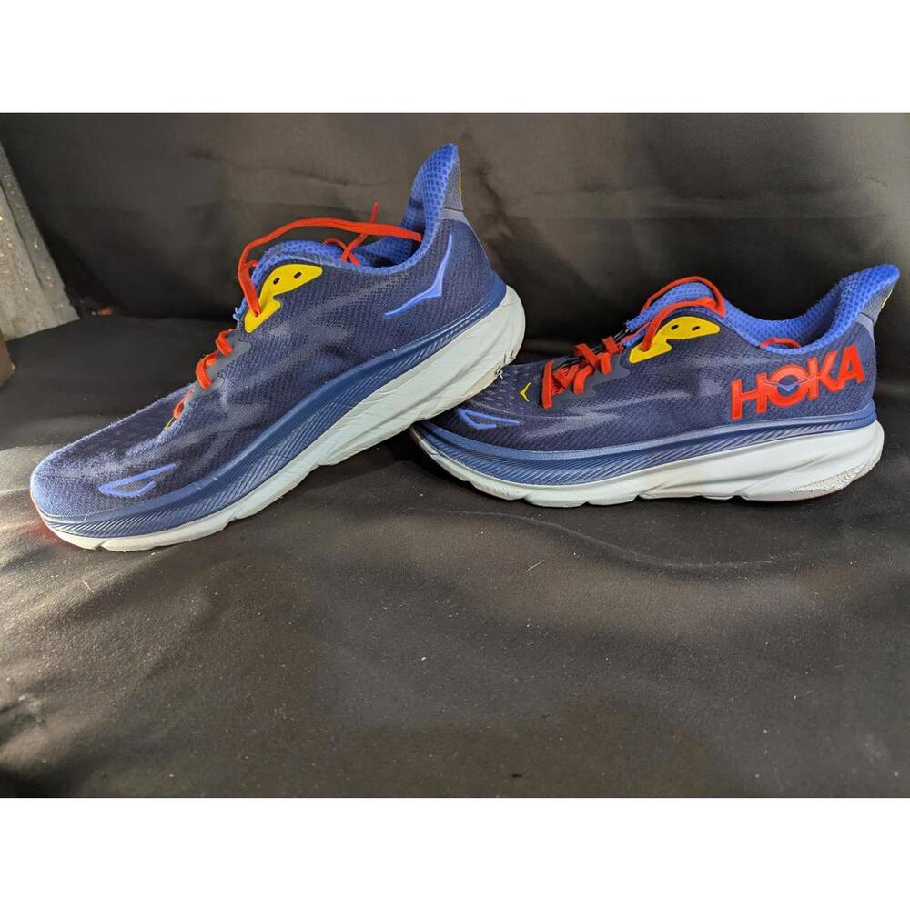 HOKA Clifton 9 Runner "Bellwether Blue" Size 13 Used VGC 1132210 Cushioned - Picture 6 of 15